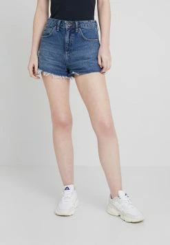 BDG Urban Outfitters SHORT - Denim Shorts - Dark Blue Denim