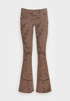 BDG Urban Outfitters FLARE - Trousers - Brown -BDG Urban Outfitters shop 04efaed40c234ac8a8f324290435784a