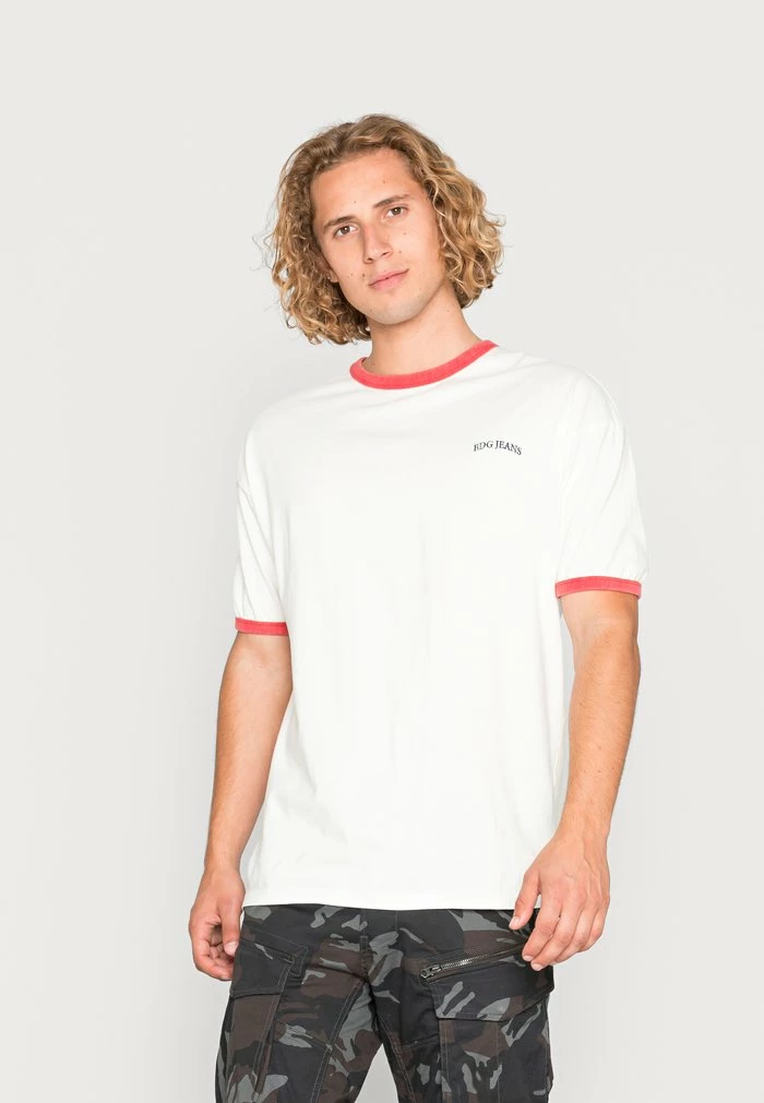 RINGER TEE UNISEX - Basic T-shirt - white BDG Urban Outfitters RINGER TEE UNISEX - Basic T-shirt - White -BDG Urban Outfitters shop 05eb2a2e0ed7475baf34722822bb2f62