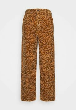 BDG Urban Outfitters LEOPARD MODERN BOYFRIEND - Trousers - Light Brown -BDG Urban Outfitters shop 064742d644ad45bb818b3366fef38f0a