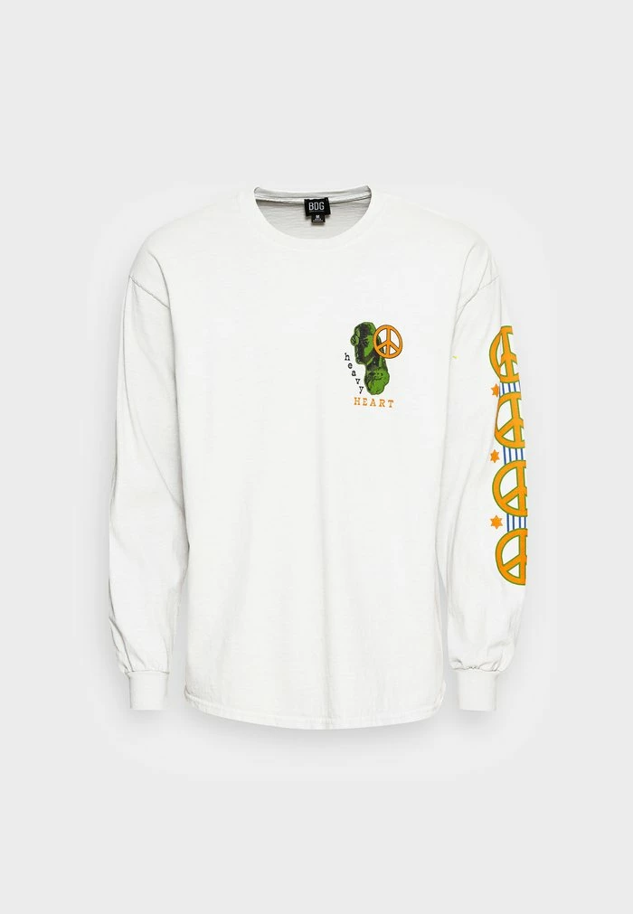 PEACE HEAVY - Long sleeved top - ecru BDG Urban Outfitters PEACE HEAVY - Long Sleeved Top - Ecru -BDG Urban Outfitters shop 078896ddedd94e6c8b3644dde55ebcd6