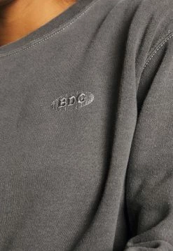 BDG Urban Outfitters BUBBLE HEM - Sweatshirt - Charcoal -BDG Urban Outfitters shop 09674a207afa4ce0baa3ede6be13a881