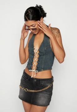 BDG Urban Outfitters PELMET SKIRT - Mini Skirt - Black -BDG Urban Outfitters shop 09da303ee821436d863d5e6799c19ad1