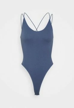 BDG Urban Outfitters STRAPPY BUNGEE BODY THONG STRAP - Top - Navy -BDG Urban Outfitters shop 0a1d099f6d6a43b9ac8bc6ebd1110279