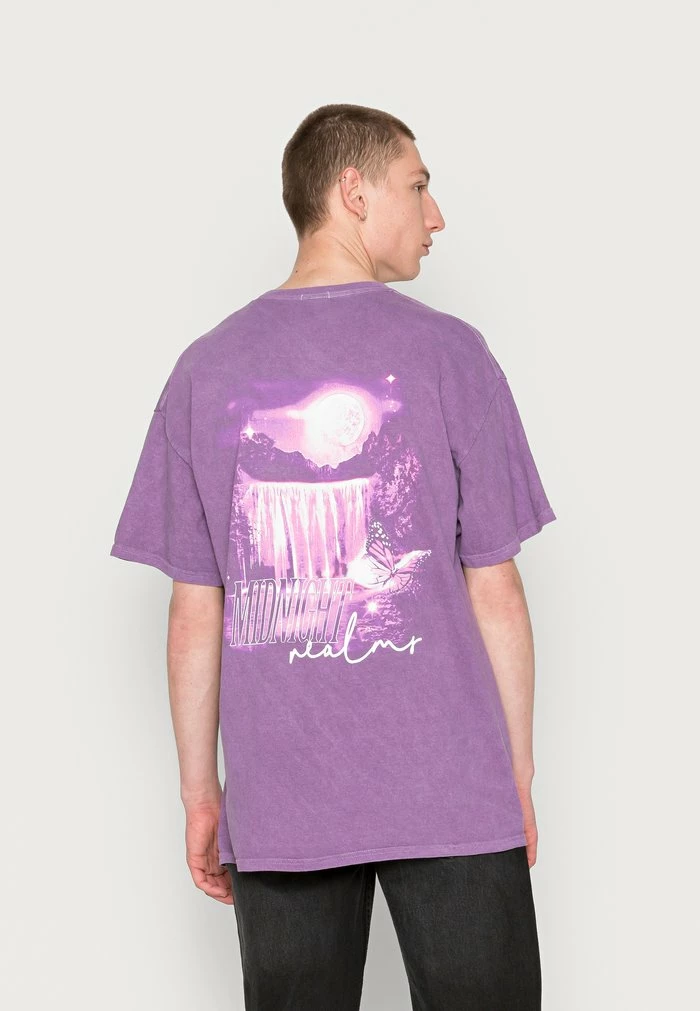 MIDNIGHT REALM TEE UNISEX - Print T-shirt - purple BDG Urban Outfitters MIDNIGHT REALM TEE UNISEX - Print T-shirt - Purple -BDG Urban Outfitters shop 0dba96e470634f7e9a89057202772edf