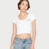 BDG Urban Outfitters CAMERON TEE - Basic T-shirt - White