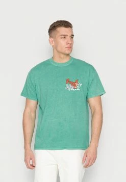 BDG Urban Outfitters BDG FRESH AIR TEE - Print T-shirt - Green -BDG Urban Outfitters shop 1c66326324d44f62ad4f68402099e375