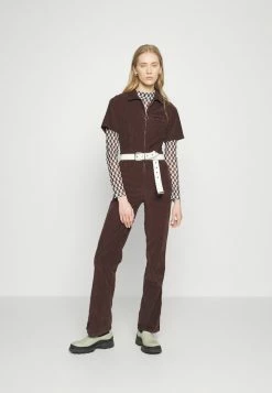 BDG Urban Outfitters ZIP - Jumpsuit - Dark Brown