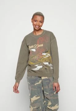 BDG Urban Outfitters DAKOTA EAGLE - Sweatshirt - Khaki