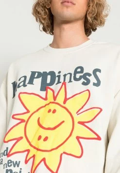BDG Urban Outfitters HAPPINESS SUN - Sweatshirt - Ecru -BDG Urban Outfitters shop 211c87dbb65d46e3b01f26dfb81500f4