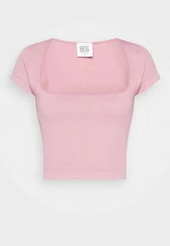 BDG Urban Outfitters SEAMLESS SQUARE NECK CAP SLEEVE TEE - Basic T-shirt - Orchid -BDG Urban Outfitters shop 255c689c89774c988a538d1869feb6ab