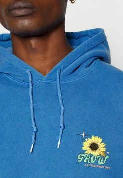 BDG Urban Outfitters GROW TODAY HOODIE UNISEX - Hoodie - Blue -BDG Urban Outfitters shop 2635f9c9d7d243b0817b86598491cf10