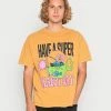BDG Urban Outfitters HAVE A NICE DAY TEE UNISEX - Print T-shirt - Yellow