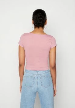 BDG Urban Outfitters SEAMLESS SQUARE NECK CAP SLEEVE TEE - Basic T-shirt - Orchid -BDG Urban Outfitters shop 2d6d4d2701bc46aabd0239cb0ca5f49d