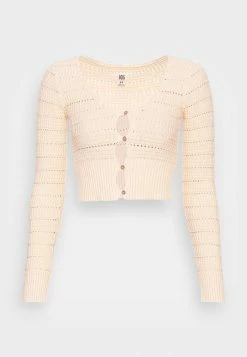 BDG Urban Outfitters BDG BUTTON UP MINI - Cardigan - Cream -BDG Urban Outfitters shop 2f8adb02147e496d894dee7d8d19cf99