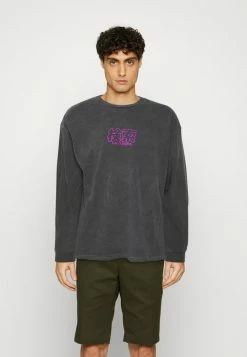 BDG Urban Outfitters BALANCED TEE UNISEX - Long Sleeved Top - Black -BDG Urban Outfitters shop 30195691dfce4b7a82738c20f429a81a