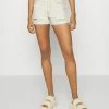 BDG Urban Outfitters ALINE - Denim Shorts - Dark Ecru