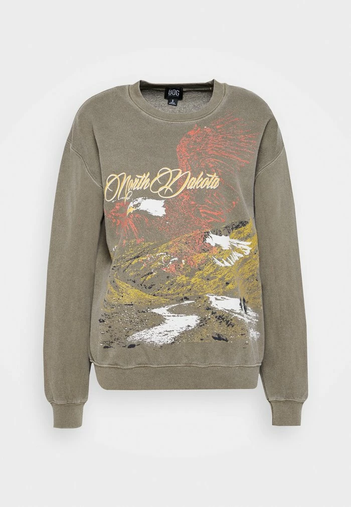DAKOTA EAGLE - Sweatshirt - khaki BDG Urban Outfitters DAKOTA EAGLE - Sweatshirt - Khaki -BDG Urban Outfitters shop 329047cf0e1f45018c5259ed97423031