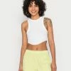BDG Urban Outfitters HIGH NECK TANK WITH RAW CURVED HEM - Top - White -BDG Urban Outfitters shop 34bb1e0fd77f4ed9a2f2d01ce5a778eb