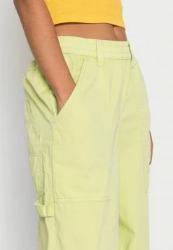 BDG Urban Outfitters BAGGY PANT - Trousers - Lime -BDG Urban Outfitters shop 383b9da0fafc4238a22d0b4203f830a2