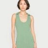 BDG Urban Outfitters ANN MARIE HALTER COLLAR DRESS - Day Dress - Sage