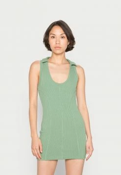 BDG Urban Outfitters ANN MARIE HALTER COLLAR DRESS - Day Dress - Sage