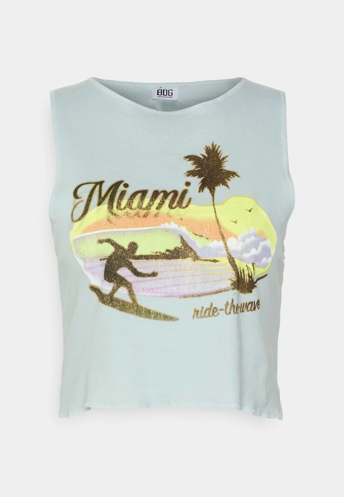 MIAMI TANK - Top - blue BDG Urban Outfitters MIAMI TANK - Top - Blue -BDG Urban Outfitters shop 3f2d79f3079441e08c303433e4c0d85a