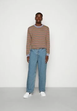 BDG Urban Outfitters STRIPE TEE UNISEX - Long Sleeved Top - Multi-coloured -BDG Urban Outfitters shop 415a5acf945147d9898bc60cff610a2e