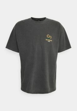 BDG Urban Outfitters SUNFLOWER STATE TEE UNSIEX - Print T-shirt - Charcoal