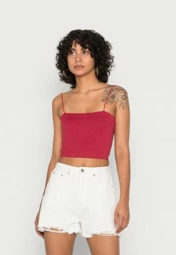 BDG Urban Outfitters HARRIET TUBE - Top - Burgundy
