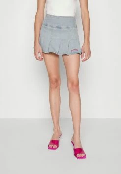 BDG Urban Outfitters MINI KILT - Mini Skirt - Bleach Tint