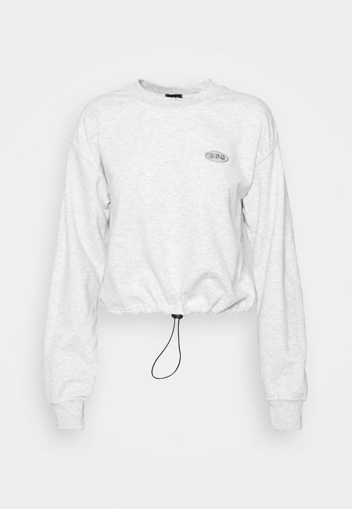 BUBBLE HEM - Sweatshirt - light grey BDG Urban Outfitters BUBBLE HEM - Sweatshirt - Light Grey -BDG Urban Outfitters shop 51a13e8a76e84e62a8da5ffe7b4be091