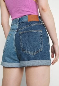BDG Urban Outfitters TWO TONE MOM - Denim Shorts - Blue -BDG Urban Outfitters shop 563d8beb3217470192c1299586463f60