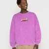 BDG Urban Outfitters SCAPE UNISEX - Zip-up Sweatshirt - Magenta