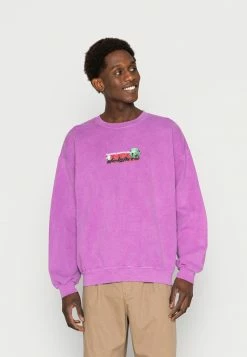 BDG Urban Outfitters SCAPE UNISEX - Zip-up Sweatshirt - Magenta