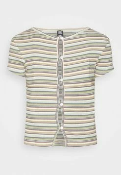 BDG Urban Outfitters BUTTON UP CAP SLEEVE - Print T-shirt - Green 6 BDG Urban Outfitters BUTTON UP CAP SLEEVE - Print T-shirt - Green -BDG Urban Outfitters shop 59b413855eed417780bfbade562785a3