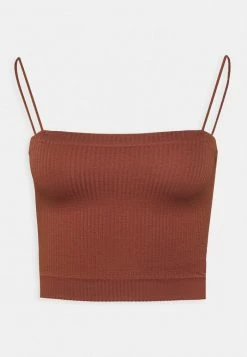 BDG Urban Outfitters HARRIET STRAIGHT NECK CAMI - Top - Mink
