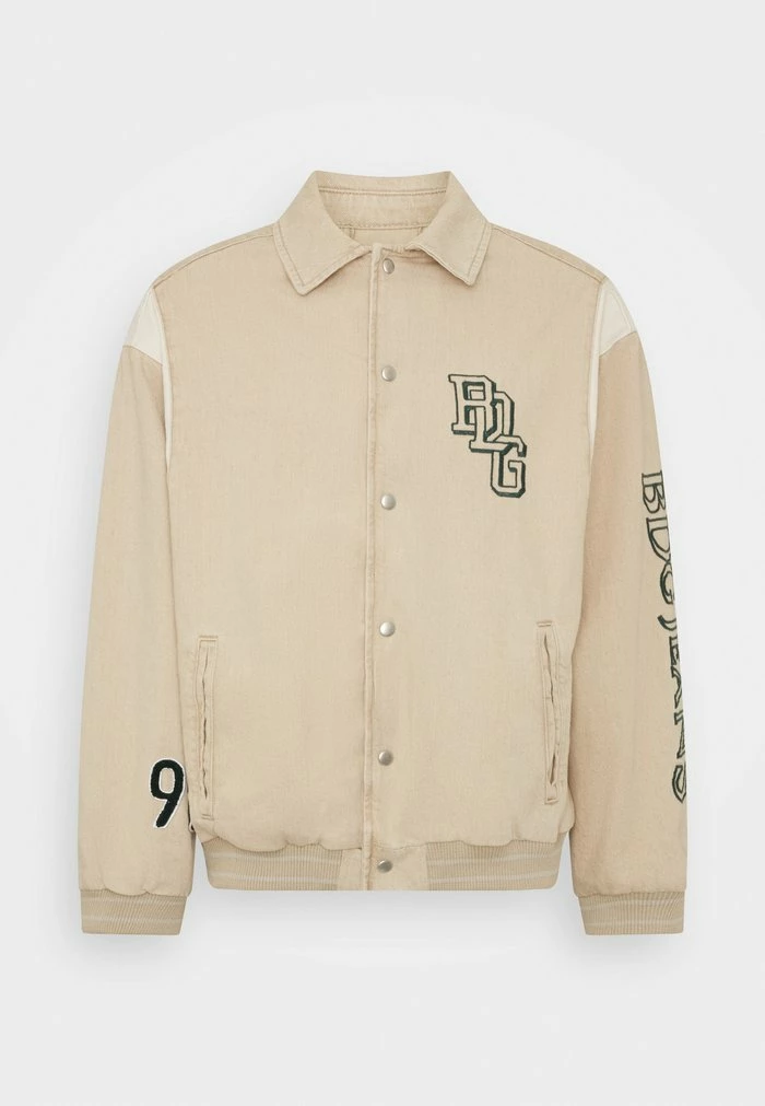 DENIM VARSITY JACKET - Light jacket - ecru BDG Urban Outfitters DENIM VARSITY JACKET - Light Jacket - Ecru -BDG Urban Outfitters shop 5b5c6f3649f84a6680b81cf8bc25162d