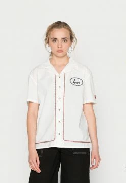 BDG Urban Outfitters NOLAN BOWLING SHIRT - Button-down Blouse - White