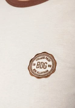 BDG Urban Outfitters RINGER BABY TEE - Basic T-shirt - Ecru -BDG Urban Outfitters shop 5bcf75f214a8426b9a23f058b69ee307