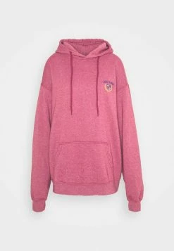 BDG Urban Outfitters EMBROIDERED LOGO HOODIE - Sweatshirt - Red -BDG Urban Outfitters shop 5d45fd5c838b4abfbfe61c231a43f8b2