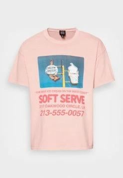 BDG Urban Outfitters SOFT SERVE TEE UNISEX - Print T-shirt - Pink -BDG Urban Outfitters shop 613a791dcb3d45fd8e9694258d7342eb