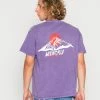 BDG Urban Outfitters MOUNT FUJI TEE UNISEX - Print T-shirt - Purple -BDG Urban Outfitters shop 6611996bd478481ba8108feb75e2bfeb