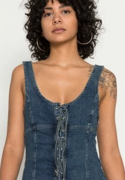 BDG Urban Outfitters BDG MADDIE DRESS - Day Dress - Dark Vintage -BDG Urban Outfitters shop 687451c8aaa64a7c82f11ac805ba4dd1