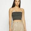 BDG Urban Outfitters BUNGEE STRAP TUBE - Top - Grey -BDG Urban Outfitters shop 6a0edf8f804349aeae22bb423c0bdaf0