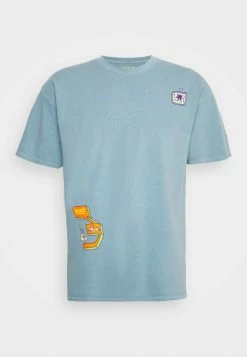 BDG Urban Outfitters LIFE IMITATES LIFE TEE UNISEX - Print T-shirt - Light Green