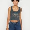 BDG Urban Outfitters BORN FREE - Top - Black -BDG Urban Outfitters shop 7212dd64944b406fa413e2f5afa1473f