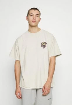 BDG Urban Outfitters BADGE TEE UNISEX - Print T-shirt - Cream -BDG Urban Outfitters shop 730edab6f04c4a919c85c03445420d96