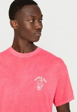 BDG Urban Outfitters VIPER PIT TEE UNISEX - Print T-shirt - Red -BDG Urban Outfitters shop 751e96cb73de4b559fbaf61cbaafe616