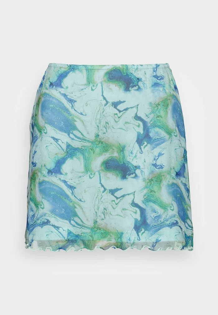 PRINTED SKIRT - Mini skirt - blue marble BDG Urban Outfitters PRINTED SKIRT - Mini Skirt - Blue Marble -BDG Urban Outfitters shop 758b8b9b32ae4de987f401027181e891
